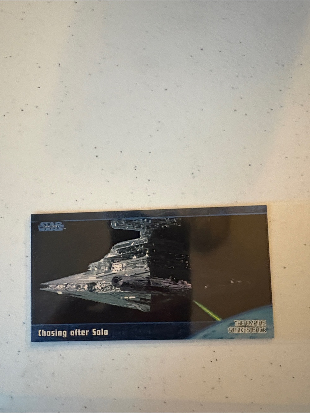 Topps Star Wars Wide Vision Card - Imperial Cruiser
